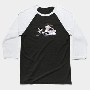 Cat Fighting !! Baseball T-Shirt